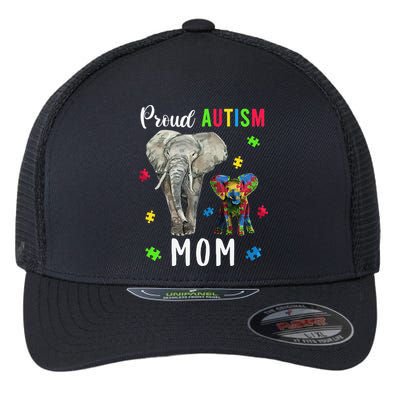 Women's Proud Autism Mom Funny Autism Awareness Mommy Flexfit Unipanel Trucker Cap