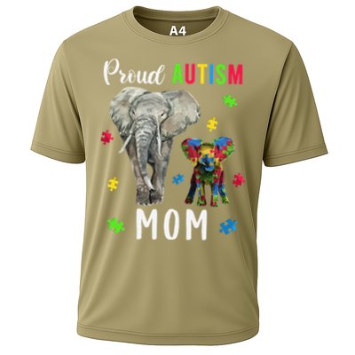 Women's Proud Autism Mom Funny Autism Awareness Mommy Performance Shirt