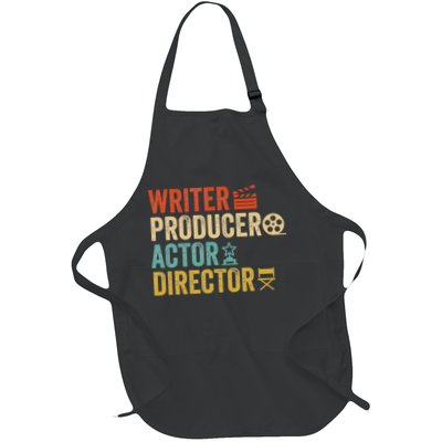 Writer Producer Actor Director Retro Film Filmmaking Apron