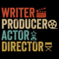 Writer Producer Actor Director Retro Film Filmmaking Zip Tote Bag