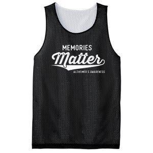 Wear Purple Alzheimers Awareness Gifts Memories Matter Gift Mesh Reversible Basketball Jersey Tank