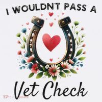 WouldnT Pass A Vet Check Equestrian Humor Wool Snapback Cap