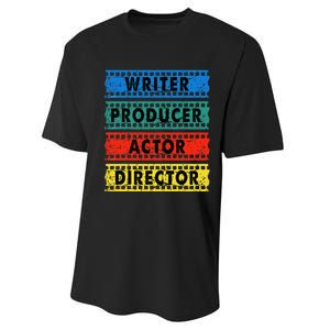 Writer Producer Actor Director Movie Filmmaker Filmmaking Performance Sprint T-Shirt