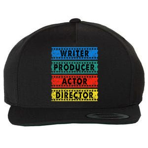 Writer Producer Actor Director Movie Filmmaker Filmmaking Wool Snapback Cap