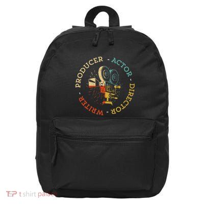 Writer Producer Actor Director Funny Film Theatre Filmmaker 16 in Basic Backpack