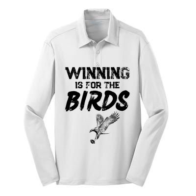 Winning Philadelphia Birds Gear Winning For The Birds Silk Touch Performance Long Sleeve Polo