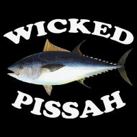 Wicked Pissah Bluefin Tuna Illustration Fishing Angler Gear Bucket Hat