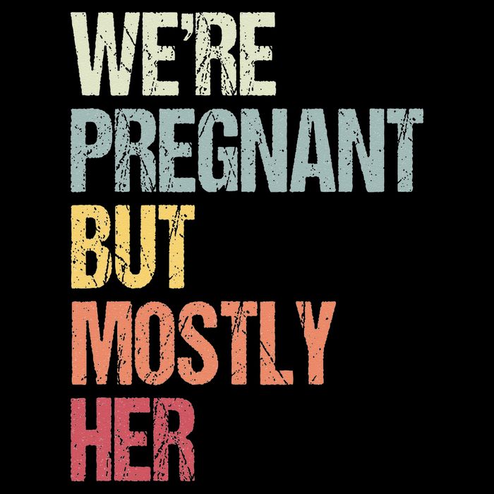 Were Pregnant But Mostly Her For An Expectant Father Gift Cooling Performance Crew T-Shirt