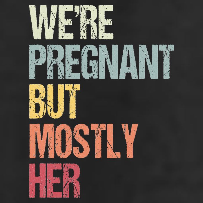 Were Pregnant But Mostly Her For An Expectant Father Gift 25L Jumbo Tote