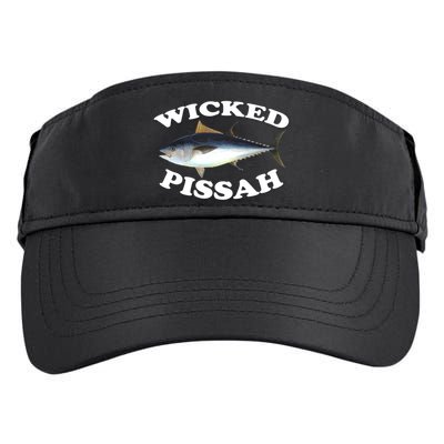 Wicked Pissah Bluefin Tuna Illustration Fishing Angler Gear Gift Adult Drive Performance Visor