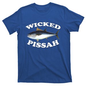 Wicked Pissah Bluefin Tuna Illustration Fishing Angler Gear Gift T-Shirt