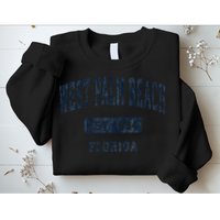 West Palm Beach Florida Fl Vintage Established D Sweatshirt