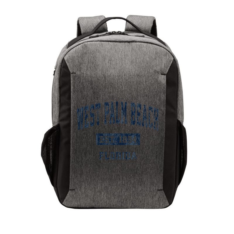 West Palm Beach Florida Fl Vintage Established D Vector Backpack
