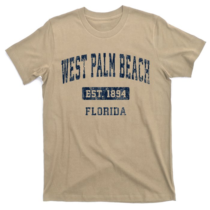 West Palm Beach Florida Fl Vintage Established D T-Shirt