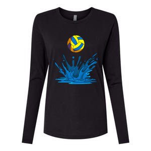 Water Polo Ball Player Team Sport Lover Swimmer Goalie Womens Cotton Relaxed Long Sleeve T-Shirt