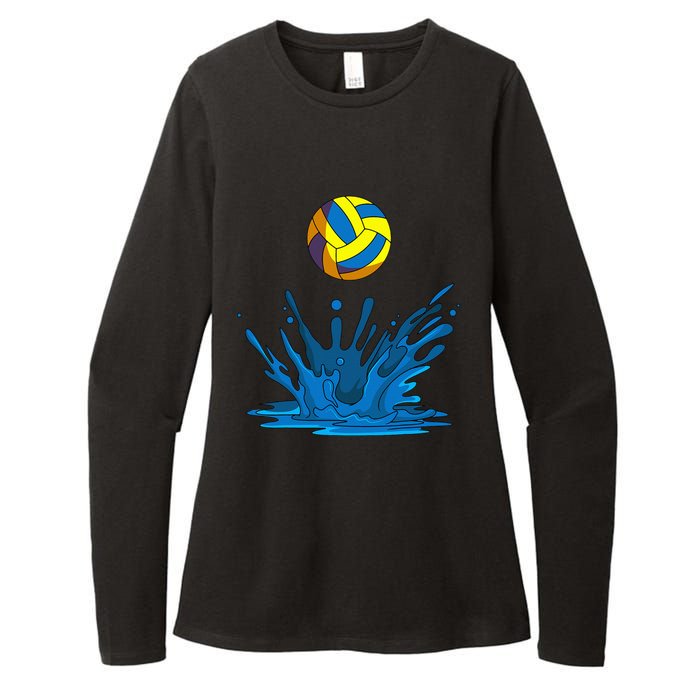 Water Polo Ball Player Team Sport Lover Swimmer Goalie Womens CVC Long Sleeve Shirt