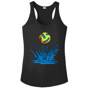 Water Polo Ball Player Team Sport Lover Swimmer Goalie Ladies PosiCharge Competitor Racerback Tank