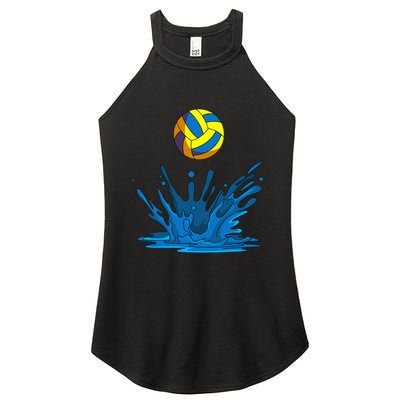 Water Polo Ball Player Team Sport Lover Swimmer Goalie Women's Perfect Tri Rocker Tank