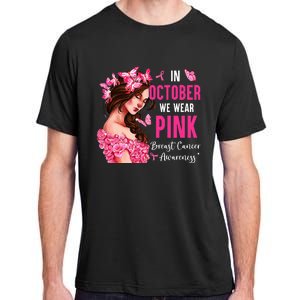 Wear Pink Breast Cancer Awareness Warrior  Pink Ribbon Adult ChromaSoft Performance T-Shirt