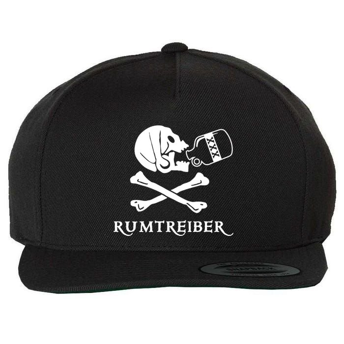 Wrestler Pirate Carnival Wool Snapback Cap