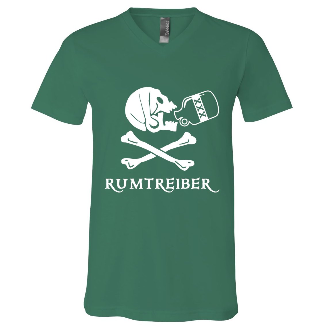 Wrestler Pirate Carnival V-Neck T-Shirt