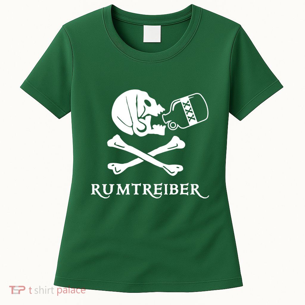 Wrestler Pirate Carnival Womens T-Shirt