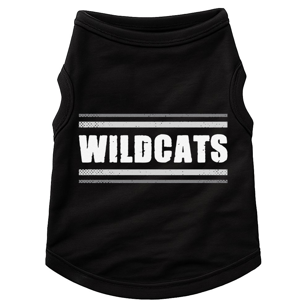 Wildcats Pride Clarksville Vintage Stripes Sweat Doggie Tank