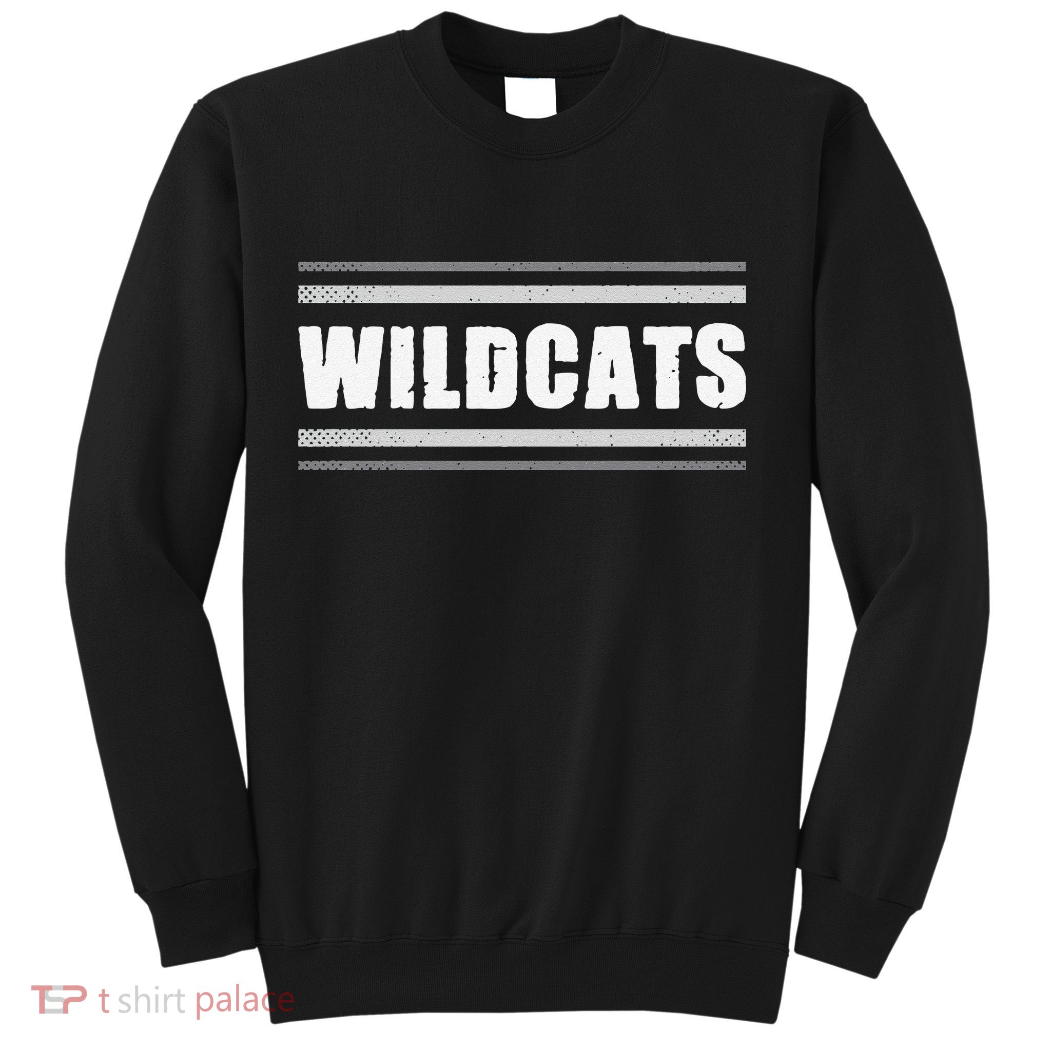 Wildcats Pride Clarksville Vintage Stripes Sweat Sweatshirt