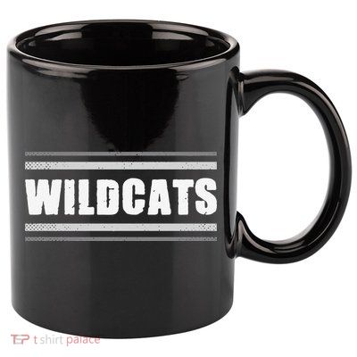 Wildcats Pride Clarksville Vintage Stripes Sweat 11oz C Handle Ceramic Mug
