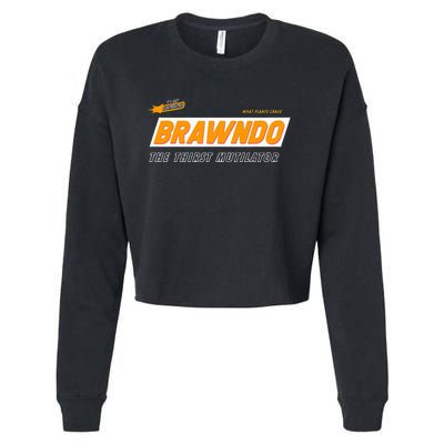 What Plants Crave Brawndo Cropped Pullover Crew