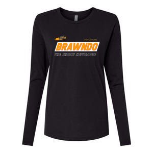 What Plants Crave Brawndo Womens Cotton Relaxed Long Sleeve T-Shirt