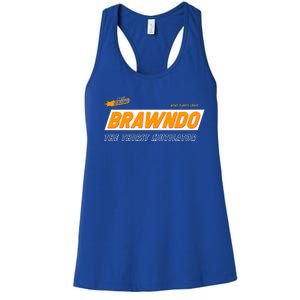 What Plants Crave Brawndo Women's Racerback Tank