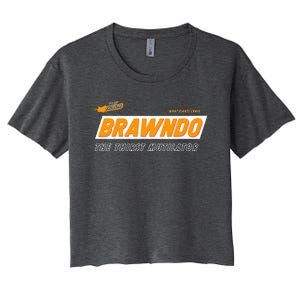 What Plants Crave Brawndo Women's Crop Top Tee