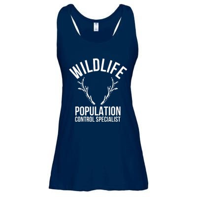 Wildlife Population Control Specialist Deer Hunting Ladies Essential Flowy Tank