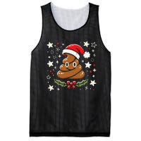 Women Pajamas Christmas Poop Xmas Funny Poop Gag Gift Mesh Reversible Basketball Jersey Tank