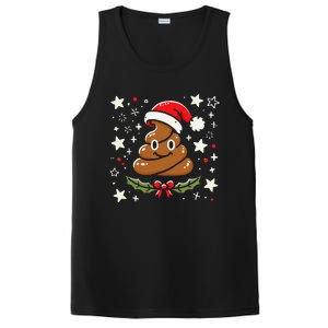 Women Pajamas Christmas Poop Xmas Funny Poop Gag Gift PosiCharge Competitor Tank