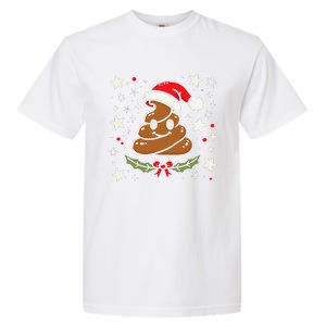 Women Pajamas Christmas Poop Xmas Funny Poop Gag Gift Garment-Dyed Heavyweight T-Shirt