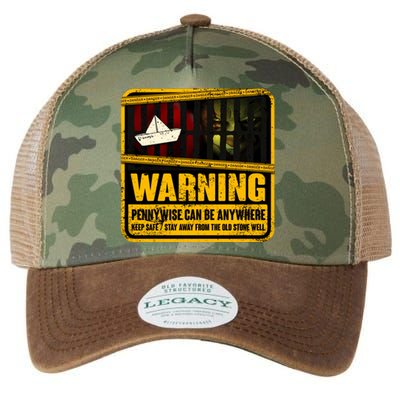 Warning Pennywise Can Be Anywhere Keep Safe Scary Horror Clown Halloween Legacy Tie Dye Trucker Hat