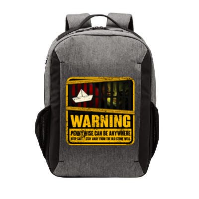 Warning Pennywise Can Be Anywhere Keep Safe Scary Horror Clown Halloween Vector Backpack