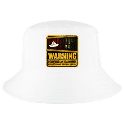 Warning Pennywise Can Be Anywhere Keep Safe Scary Horror Clown Halloween Cool Comfort Performance Bucket Hat