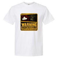 Warning Pennywise Can Be Anywhere Keep Safe Scary Horror Clown Halloween Garment-Dyed Heavyweight T-Shirt