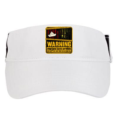 Warning Pennywise Can Be Anywhere Keep Safe Scary Horror Clown Halloween Adult Drive Performance Visor