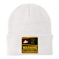 Warning Pennywise Can Be Anywhere Keep Safe Scary Horror Clown Halloween Knit Cap Winter Beanie