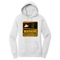 Warning Pennywise Can Be Anywhere Keep Safe Scary Horror Clown Halloween Women's Pullover Hoodie