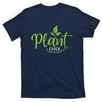 Womens Plant Chick Vegan Vegetarian T-Shirt