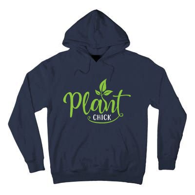 Womens Plant Chick Vegan Vegetarian Tall Hoodie