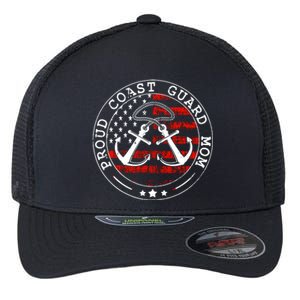 Wo Proud Coast Guard Mom Us Military Mothers Day Wo Flexfit Unipanel Trucker Cap