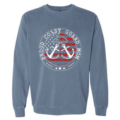 Wo Proud Coast Guard Mom Us Military Mothers Day Wo Garment-Dyed Sweatshirt