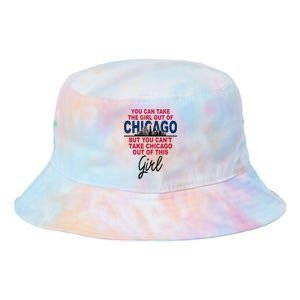 Womens Proud Chicago Chicago Girl Moved From Chicago Tie Dye Newport Bucket Hat