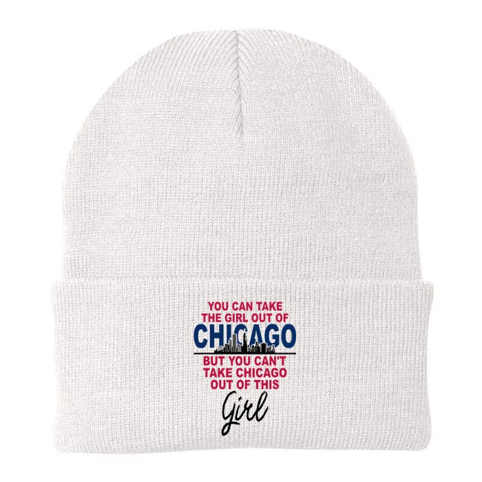 Womens Proud Chicago Chicago Girl Moved From Chicago Knit Cap Winter Beanie